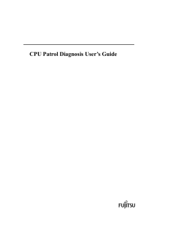 CPU Patrol Diagnosis User`s Guide