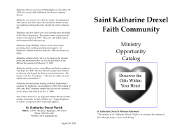 Stewardship Catolog - St. Katharine Drexel