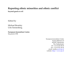 Reporting ethnic minorities and ethnic conflict