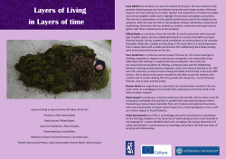 Layers of Living in Layers of time - Centre for Critical Heritage Studies