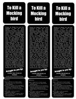 To Kill a Mockingbird