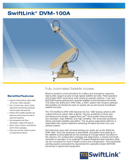 SwiftLink&reg; DVM-100A - TeleCommunication Systems, Inc.