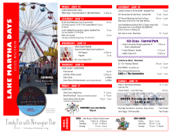 2016 LMD Flyer - Lake Martha Days 2017