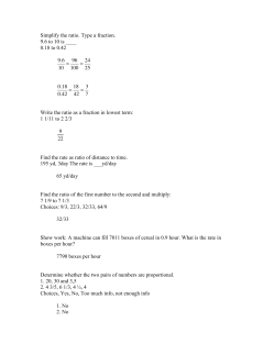 Simplify the ratio. Type a fraction.