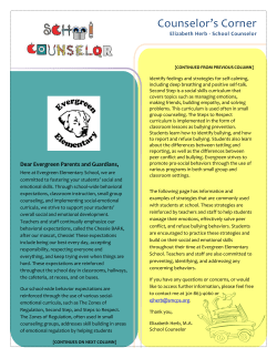 Spring Newsletter - Schools