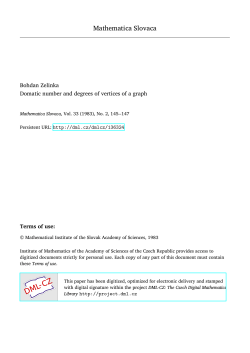 Domatic number and degrees of vertices of a graph