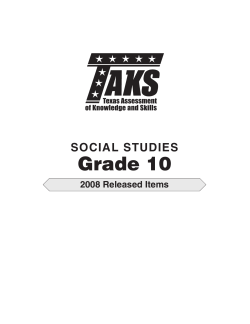 Grade 10 - Texas Education Agency