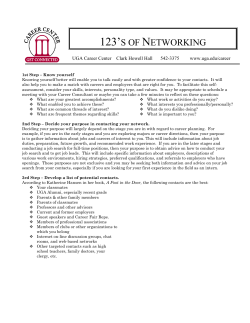 1, 2, 3s of Networking - People Search Directory