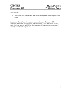 Midterm Exam - The Unbroken Window