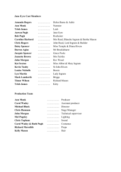Jane Eyre Cast Members Amanda Rogers &hellip;&hellip;&hellip;&hellip;&hellip; Helen Burns