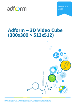 Adform – 3D Video Cube (300x300 > 512x512)