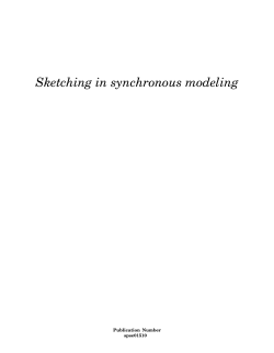 Sketching in synchronous modeling