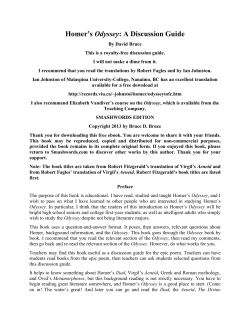 Homer`s Odyssey - davidbruceblog