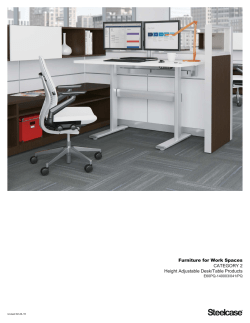 Freestanding Height Adjustable Desk/ Table Products