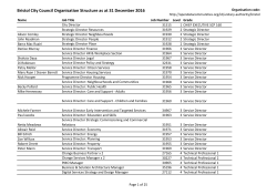 Organisation structure 31 December 2016 pdf