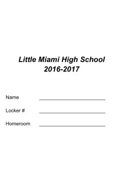 Little Miami High School 2016-2017