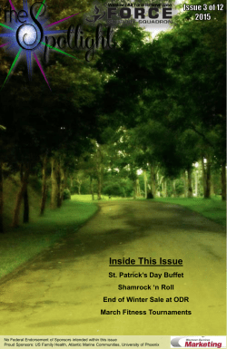 Inside This Issue - Westover Services