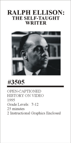 digest #: 3505 title ralph ellison: the self