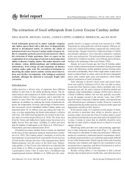 Full text - Acta Palaeontologica Polonica