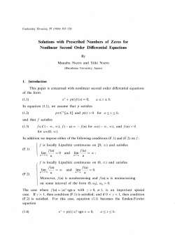 Solutions with Prescribed Numbers of Zeros for Nonlinear Second
