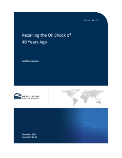 Recalling the Oil Shock of 40 Years Ago