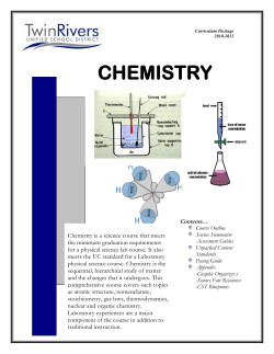 Curriculum Package - Twin Rivers Unified School District