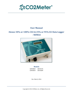 manual in PDF - CO2Meter Documentation Site