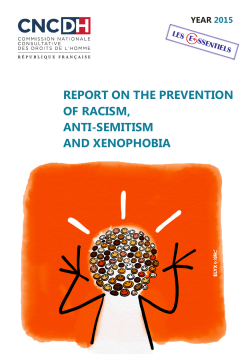 report on the prevention of racism, anti