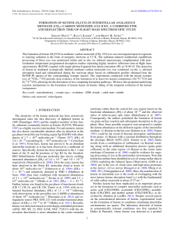 FORMATION OF KETENE (H2CCO) IN INTERSTELLAR