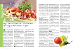 Fueling For - NutriFIT sports therapy