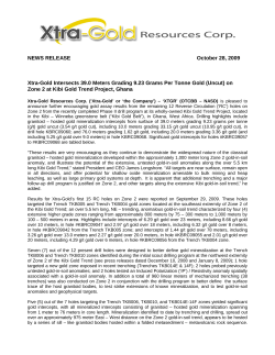 NEWS RELEASE October 28, 2009 Xtra