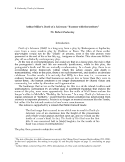 Arthur Miller`s Death of a Salesman - Doc Z Online