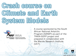 ESM Part 2 - Marine Research Institute