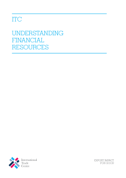 ITC UNDERSTANDING FINANCIAL RESOURCES