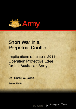 Short War in a Perpetual Conflict