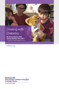 Dealing with Diabetes - Mary Bridge Children`s Hospital