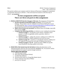 (3) parts to this assignment