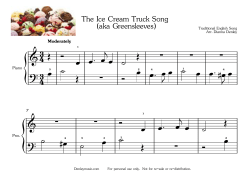 The Ice Cream Truck Song aka Greensleeves
