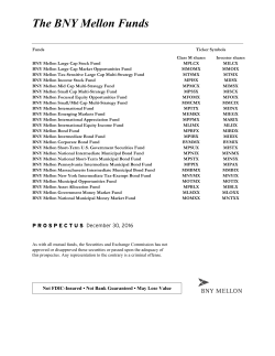 BNY Mellon Funds Prospectus
