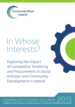 Appendix - Department of Public Expenditure and Reform