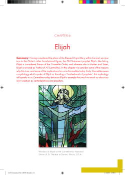 CHAPTER 6 Elijah