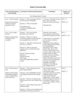 Global History and Geography