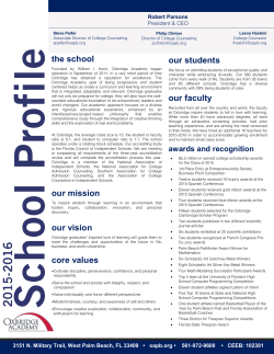 2015-2016 School Profile