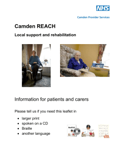 Camden REACH - Camden Provider Services