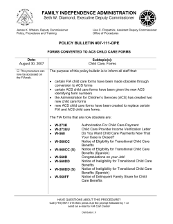 family independence administration