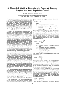 A Theoretical Model to Determine the Degree of Trapping Required