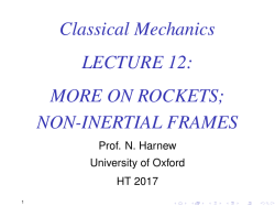 Lecture 12 - Oxford Physics