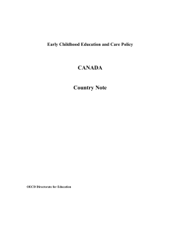 CANADA Country Note