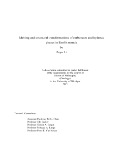 Melting and structural transformations of carbonates