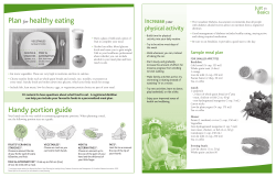 Handy Portion Guide - Canadian Diabetes Guidelines